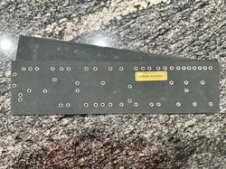 HOFFMAN 5F6A FENDER TWEED BASSMAN EYELET BOARD. TRADITIONAL LAYOUT W/INSTRUCTION