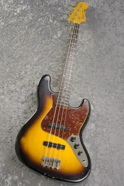 FENDER CUSTOM SHOP 1964 JAZZ BASS RELIC - 2 TONE SUNBURST 4.12KG SAFE DELIVERY F