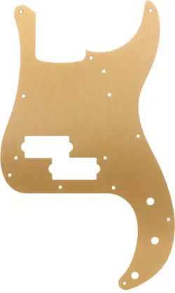 FENDER 57 PRECISION BASS - 10-HOLE GOLD ANODIZED 1-PLY