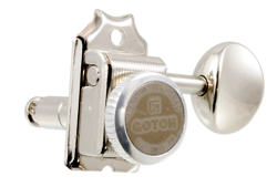 GOTOH NICKEL LOCKING BUTTON VINTAGE TUNERS FENDER STRAT/TELE® GUITAR TK-0769-001