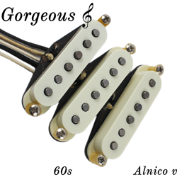 GORGEOUS 1960S STYLE ELECTRIC GUITAR PICKUP SET FOR FENDER STRATOCASTER GUITAR