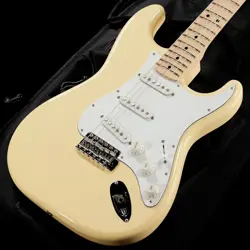 FENDER JAPAN ST-YJM YNGWIE MALMSTEEN STRATOCASTER YELLOW WHITE
