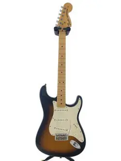 FENDER   ELECTRIC GUITAR   STRAT TYPE   MR. MS. BURST   SSS   SYNCHRO TYPE   A
