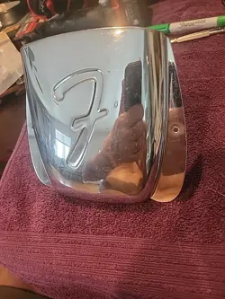 FENDER F JAZZ BASS BRIDGE COVER USED