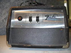 VINTAGE FENDER DIMENSION IV SOUND EXPANDER, TEL-RAY OIL CAN