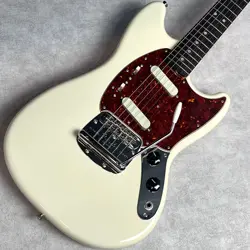 USED 2008-2010 FENDER JAPAN MG65 VSP MIJ MUSTANG WHITE LACQUER 3.59KG W/GB