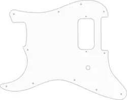 WD CUSTOM PICKGUARD FOR LEFT HAND FENDER TOM DELONGE STRATOCASTER #04 WHITE/B...