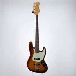 USED FENDER 75TH ANNIVERSARY COMMEMORATIVE JAZZ BASS 2-COLOR BOURBON BURST 2021