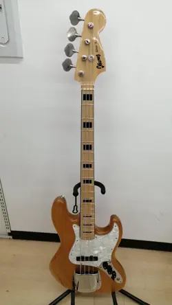 IBANEZ SILVER SERIES BASS GUITAR JAZZ TYPE USED, 1977 JAPAN, 70S FENDER STYLE