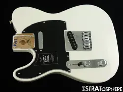 LEFTY FENDER PLAYER II TELECASTER TELE, LOADED BODY MODERN ALDER, POLAR WHITE!