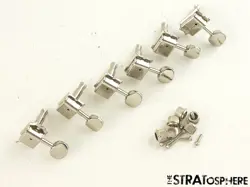 USED USA FENDER PURE VINTAGE 60S ORIGINAL STRAT TUNERS 6 IN LINE STRATOCASTER