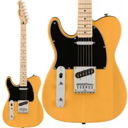SQUIER BY FENDER AFFINITY SERIES TELECASTER LEFT-HANDED MAPLE FINGERBOARD BLACK