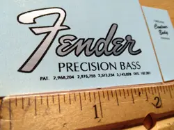 BASS WATERSLIDE DECAL