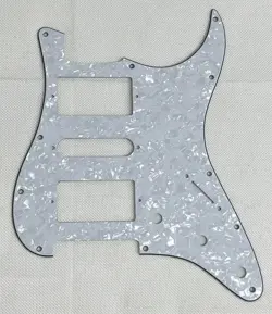 WHITE PEARL 4-PLY FOR FENDER HSH STRATOCASTER STRAT STYLE GUITAR PICKGUARD