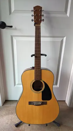 FENDER DG-60/NAT ACOUSTIC GUITAR W/ ROAD RUNNER SOFT CASE