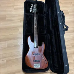 ELECTRIC BASS GUITAR FENDER JAPAN JBR-1000 FRETLESS MOD EPOXY PROCESSED W/ CASE