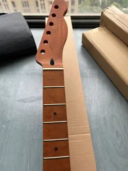 STAINLESS 22 FRETS ROASTED MAPLE ELECTRIC GUITAR NECK FOR FENDER TL REPLACEMENT