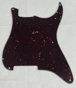 BROWN TORTOISE 4-PLY FOR FENDER STRATOCASTER STRAT BLANK STYLE GUITAR PICKGUARD