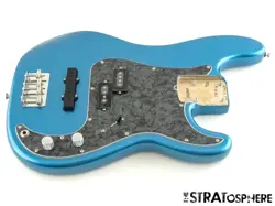 USA FENDER TONY FRANKLIN PRECISION BASS LOADED BODY NITRO LAKE PLACID BLUE!