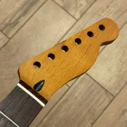 22 FRET ROASTED MAPLE TELECASTER GUITAR NECK NITRO ROSEWOOD FOR DIY FENDER PART