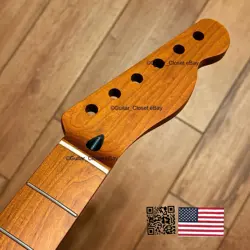 ROASTED MAPLE TELE NECK NITRO SATIN FITS TELECASTER WARMOTH FENDER TM02L