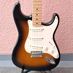 FENDER JAPAN ST 57 STRATOCASTER SUNBURST LARGE HEAD ELECTRIC GUITAR