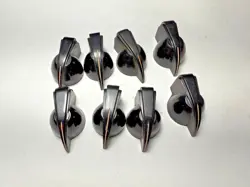 LOT OF 8 GENUINE USA VINTAGE CHICKEN HEAD KNOBS FOR TUBE AMPS GIBSON FENDER #16
