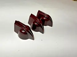 3 GENUINE DAKA-WARE VINTAGE CHICKEN HEAD KNOBS FOR TUBE AMPS GIBSON FENDER #19