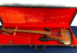 ELECTRIC BASS GUITAR FENDER PRECISION USA SUNBURST 1974-1975