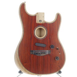 FENDER AMERICAN EXOTIC ACOUSTASONIC STRATOCASTER BODY FULLY LOADED!