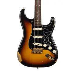 USED FENDER CUSTOM SHOP STEVIE RAY VAUGHAN STRATOCASTER RELIC SUNBURST 2021