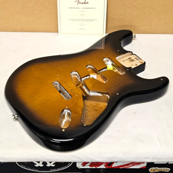 2024 FENDER USA ERIC JOHNSON STRAT ALDER BODY 50S BLONDE NITRO ELECTRIC GUITAR