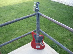 VINTAGE FENDER SQUIER JAGUAR ELECTRIC BASS GUITAR