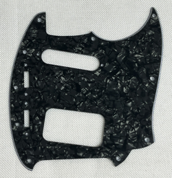 BLACK PEARL 4-PLY FOR FENDER KURT COBAIN JAG-STANG STYLE GUITAR PICKGUARD