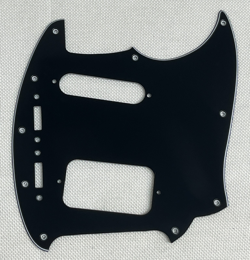 BLACK PEARL 3-PLY FOR FENDER KURT COBAIN JAG-STANG STYLE GUITAR PICKGUARD