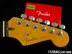 FENDER AMERICAN ULTRA II STRATOCAST STRAT, NECK & LOCKING TUNERS, EBONY