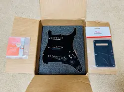 920D SEYMOUR DUNCAN EVERYTHING AXE LOADED POLYPHONIC PICKGUARD BLACK FENDER