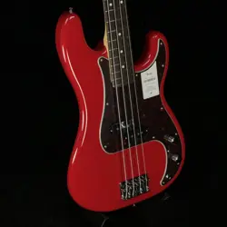 FENDER MADE IN JAPAN HYBRID II PRECISION BASS MODENA RED ELECTRIC BASS W/CASE
