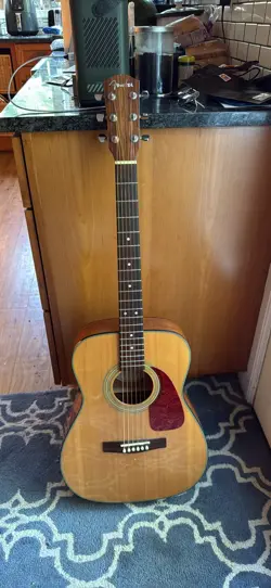 VINTAGE FENDER ACOUSTIC GUITAR MODEL-GC23S - MADE IN KOREA.