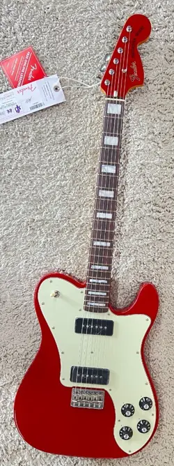 FENDER LIMITED EDITION CHRIS SHIFLETT CLEAVER TELECASTER DELUXE, DAKOTA RED