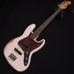 FENDER  FLEA JAZZ BASS ROAD WORN FADED SHELL PINK S/N:MX24101696 ELECTRIC GUITAR