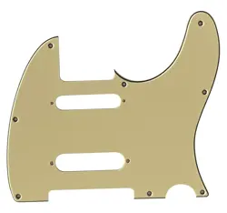 PICKGUARD FOR FENDER TELECASTER NASHVILLE TELE SS GUITAR-3-PLY-VINTAGE YELLOW