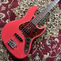 FENDER CUSTOM SHOP BUILT 1964 JAZZ BASS NOS FIESTA RED  4.3KG