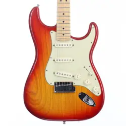 FENDER AMERICAN DELUXE STRATOCASTER N3 PICKUPS ASH AGED CHERRY SUNBURST