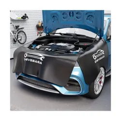 3 PCS FENDER COVERS FOR MECHANICS, MICROFIBER LEATHER CAR FENDER PROTECTOR MA...