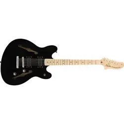 SQUIER BY FENDER AFFINITY SERIES STARCASTER GUITAR, MAPLE FINGERBOARD, BLACK