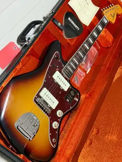 ELECTRIC GUITAR FENDER USA AMERICAN VINTAGE II 1966 JAZZMASTER 3 TONE SUNBURST