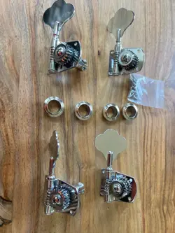 GENUINE FENDER PLAYER STANDARD  4 FOUR STRING BASS TUNERS WITH BUSHINGS