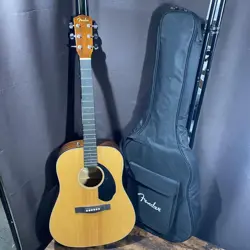 FENDER CD-60S DREADNOUGHT ACOUSTIC GUITAR NATURAL USED EXCELLENT CONDITION