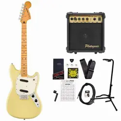 FENDER PLAYER II MUSTANG MAPLE FINGERBOARD HIALEAH YELLOW ELECTRIC GUITAR WITH P